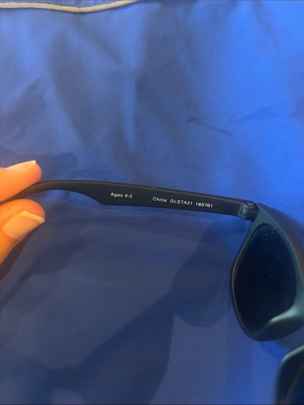 Black Kids Sunglasses with  Strap